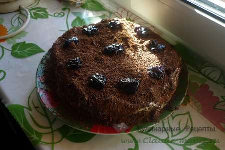 Шоколадный тортик к дню рождения мамы