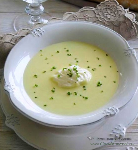 Рецепт приготовления крем  —  супа вишисуаз