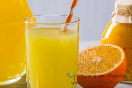 Апельсиновый сок как из магазина + варенье