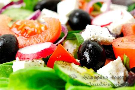 Греческий салат - классический рецепт