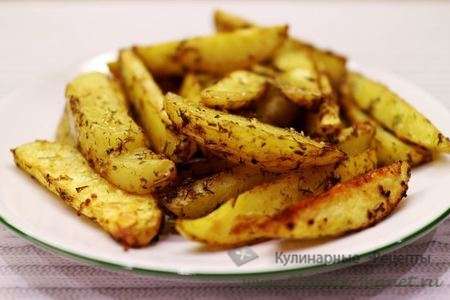 Картофель по-деревенски, пошагово, просто и вкусно