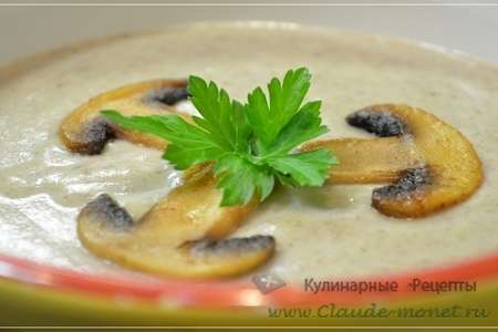 Крем-суп из шампиньонов и картофеля (в мультиварке)