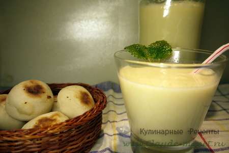 Ласси ананас или завтрак с    koolinar(oм)