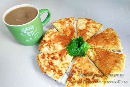 Ленивый хачапури на сковороде за 10 минут/вкусная сырная лепешка на завтрак