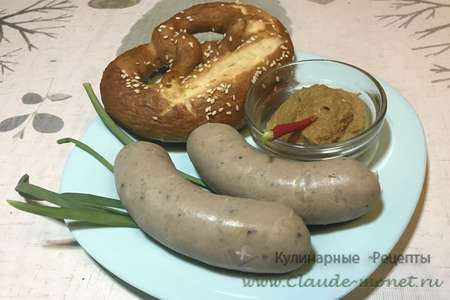 Мюнхенские (баварские) белые колбаски вайсвурст (wei?wurst)