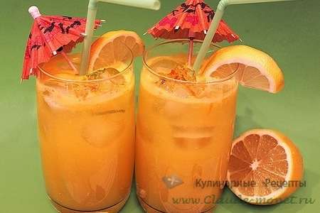 Освежающий апельсиновый напиток