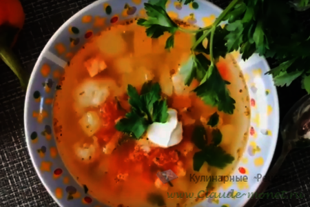 Овощной суп для детей и взрослых