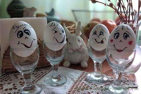 Разрисованные яйца #пасха2021