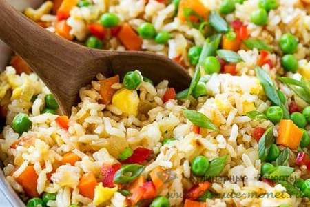 Рис с овощами - простой рецепт