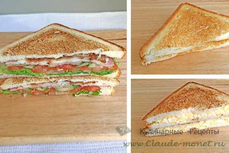 Сэндвичи, вкусные и простые варианты приготовления (клаб, сырный и яичный)