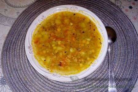 Суп из чечевицы и нута