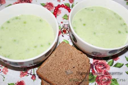 Зеленый суп-пюре скоро весна!